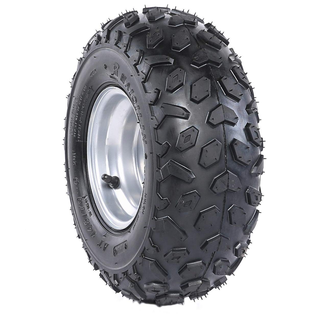 Amazon | WPHMOTO 145/70-6 フロントチューブレスホイールタイヤ 6